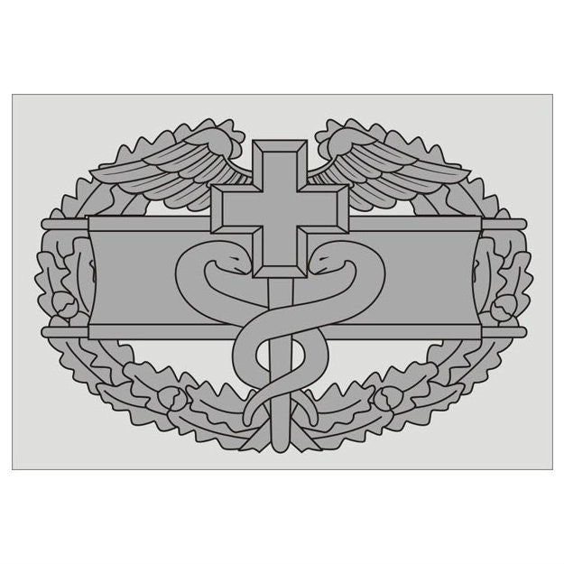 Combat Medical Badge Decal