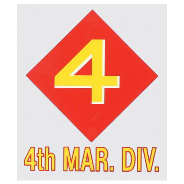 4th Marine Division Decal - Indy Army Navy
