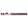 Paratrooper With Badge & Beret Window Strip Decal