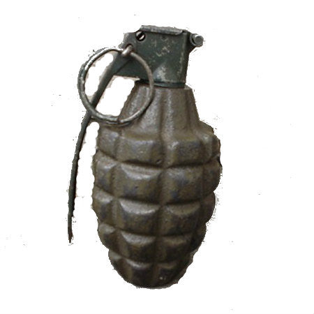 Olive Drab Pineapple Dummy Grenade - Indy Army Navy