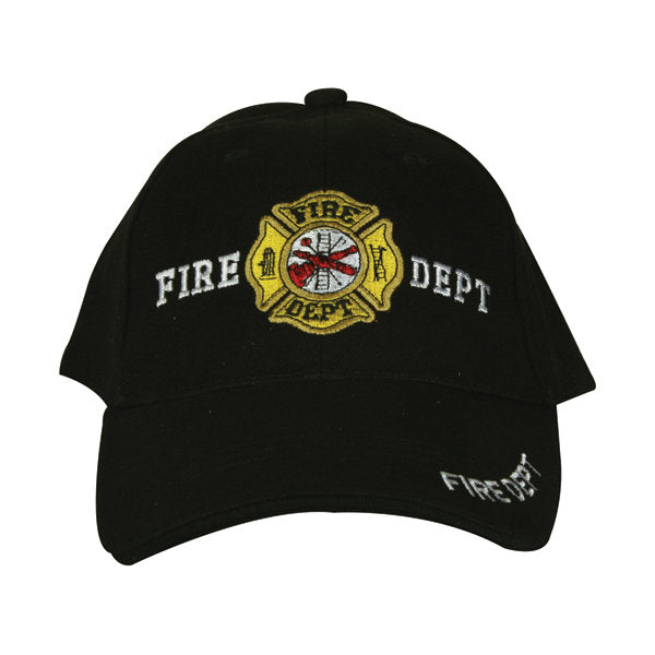 Fire Department Hat Black