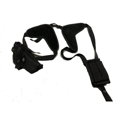 Shoulder Holster With Magazine Pouch For Most Semi Autos With 4" - 4 1/2" Barrels, 40 Cal & 9MM