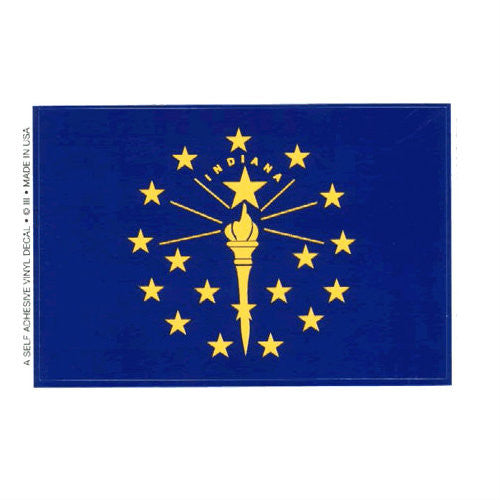 Indiana Flag Decal