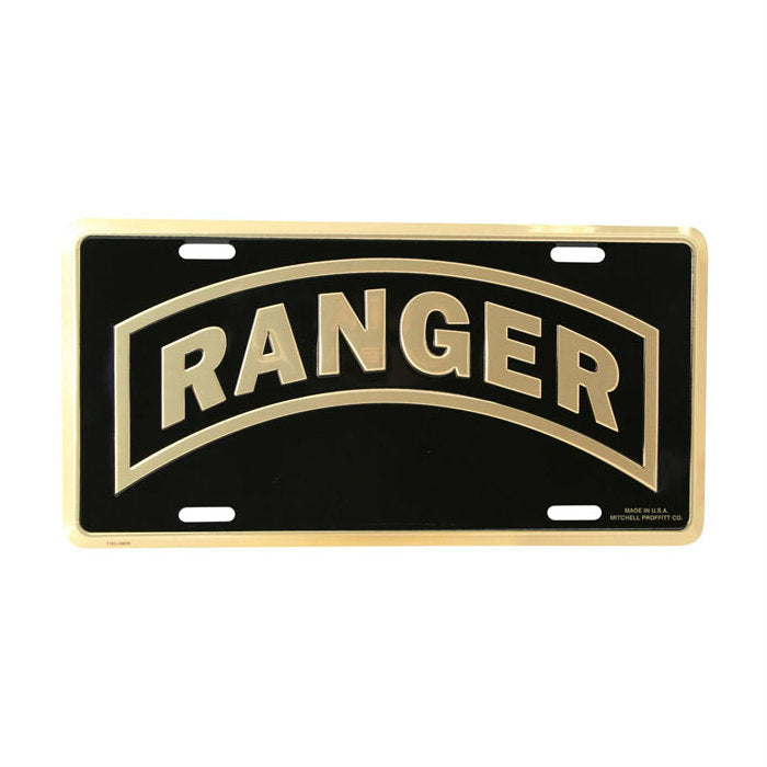 Ranger Tab Metal License Plate