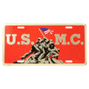 USMC Iwo Jima Metal License Plate