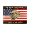 Marine Corps Few Proud Flag Hat Pin (1 Inch)