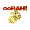 Marines EGA ooRAH! Hat Pin (1 1/4 Inch)