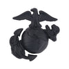 Marine Enlisted Service Cap Device Black (Large)