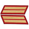 Marine Male Gold / Red 2 Service Stripe (8 Years) Pair