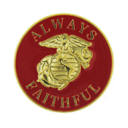 Marines Always Faithful Hat Pin (1 Inch)