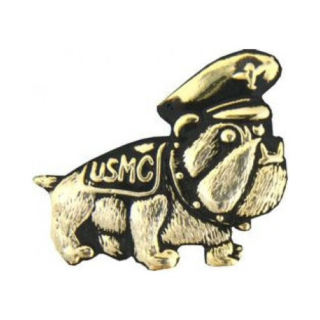 Marines Bulldog Dress Hat Hat Pin (1 1/4 Inch)