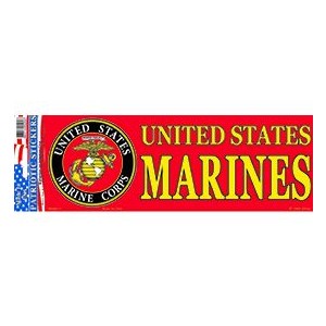 Marines Emblem Bumper Sticker