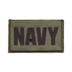 Navy Hook & Loop Patch Olive Drab - Indy Army Navy