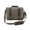 Vintage Canvas & Leather Pathfinder Laptop Messenger Shoulder Bag