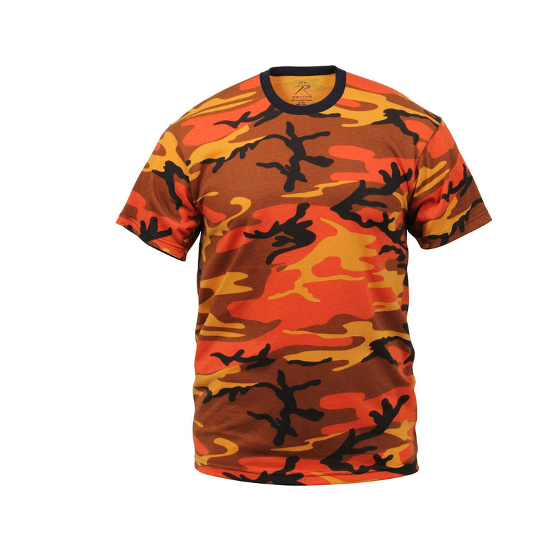 Orange Camouflage T-Shirt