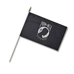 POW / MIA Stick Flag 4" x 6"
