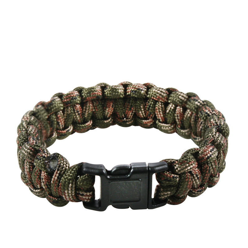 Paracord Bracelet Green Camouflage