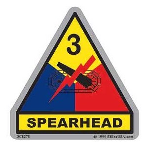 Prism 3rd Armored (Spearhead) Division Decal