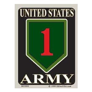 Prism Army 1st Infantry Division Decal