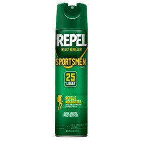 Repel Insect Repellent 25% Deet Sportsman Formula Aerosol 6.5 oz.