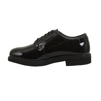 Uniform High Gloss Oxford Dress Shoe Black - Indy Army Navy