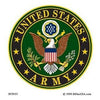 Round Army Emblem Decal