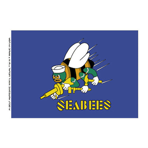 Navy Seabees Decal - Indy Army Navy
