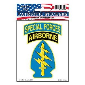 Special Forces Tab Airborne Tab Decal
