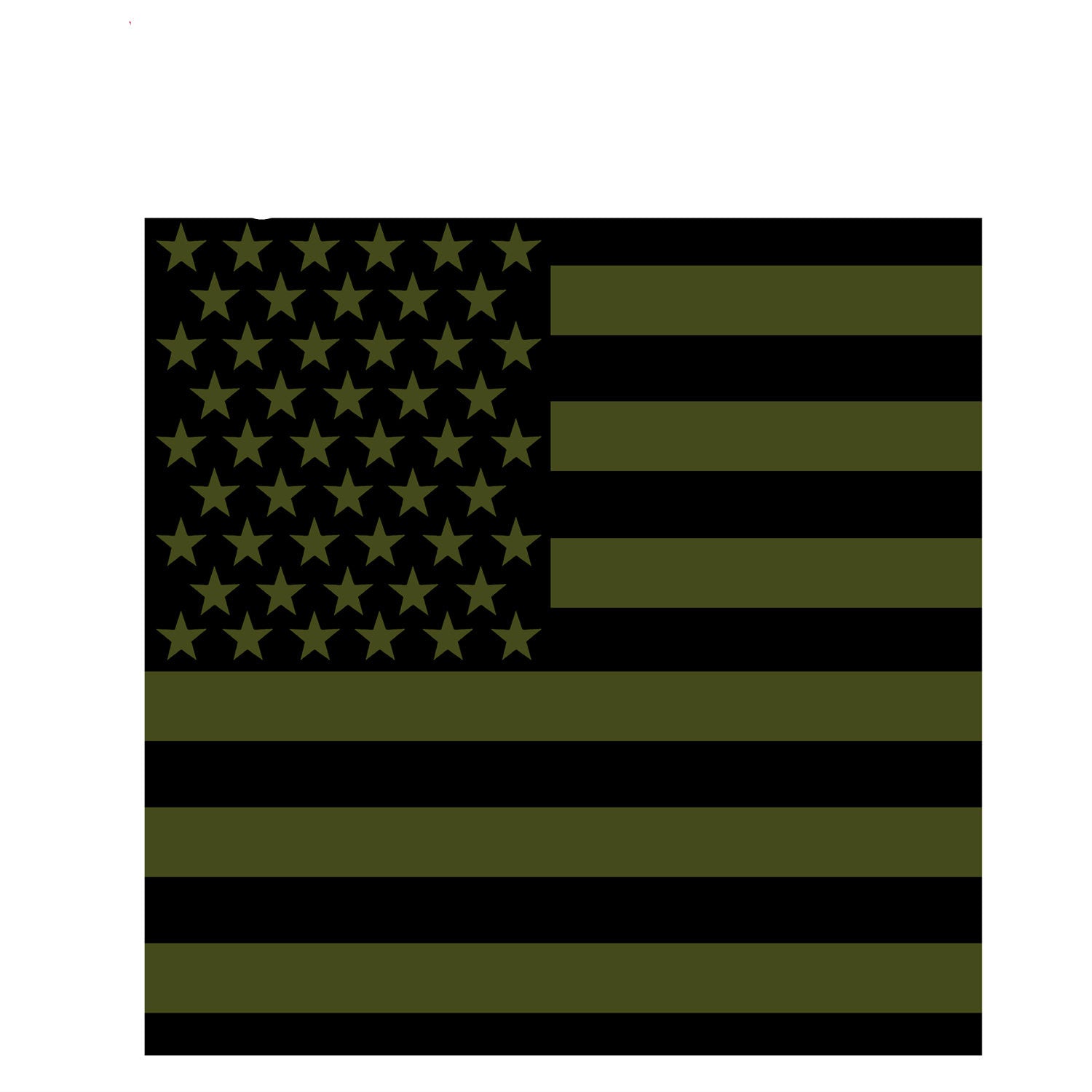 Olive Subdued Flag Bandana - Indy Army Navy