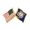 USA / Coast Guard Flags Hat Pin (1 Inch)