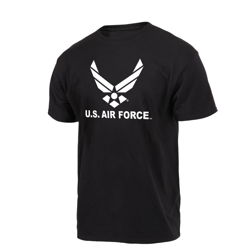US Air Force Wing Emblem T-Shirt Black