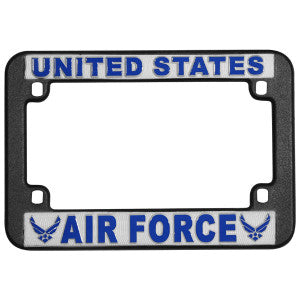 US Air Force Motorcycle License Frame