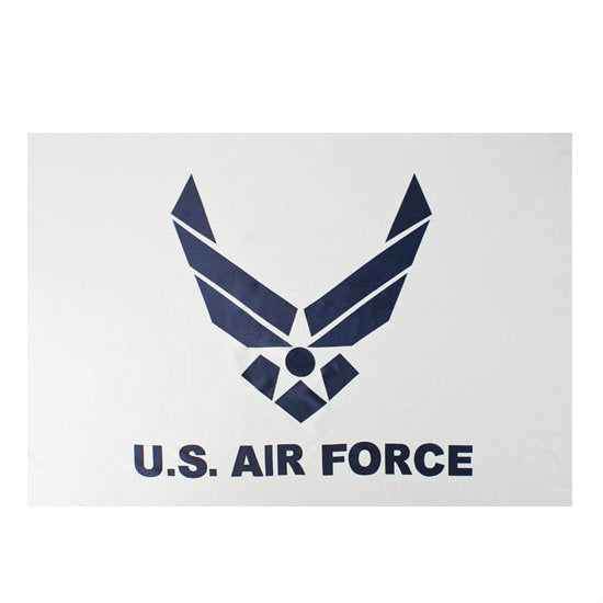 US Air Force Wing Flag White 3' x 5'