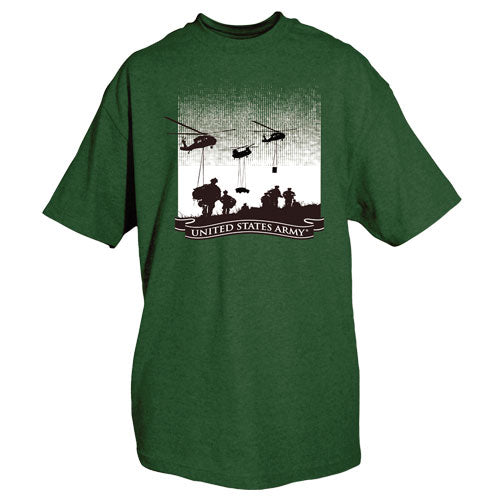 US Army Helicopter LZ T-Shirt Olive Drab