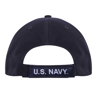 Embroidered US Navy Emblem Hat Navy Blue