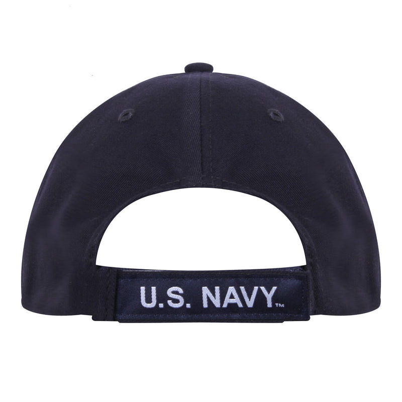 Embroidered US Navy Emblem Hat Navy Blue