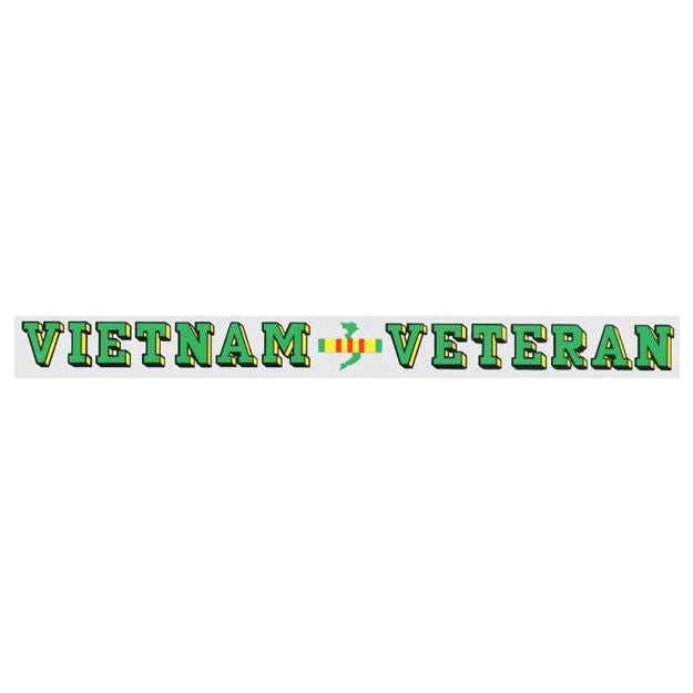 Vietnam Veteran Window Strip Decal
