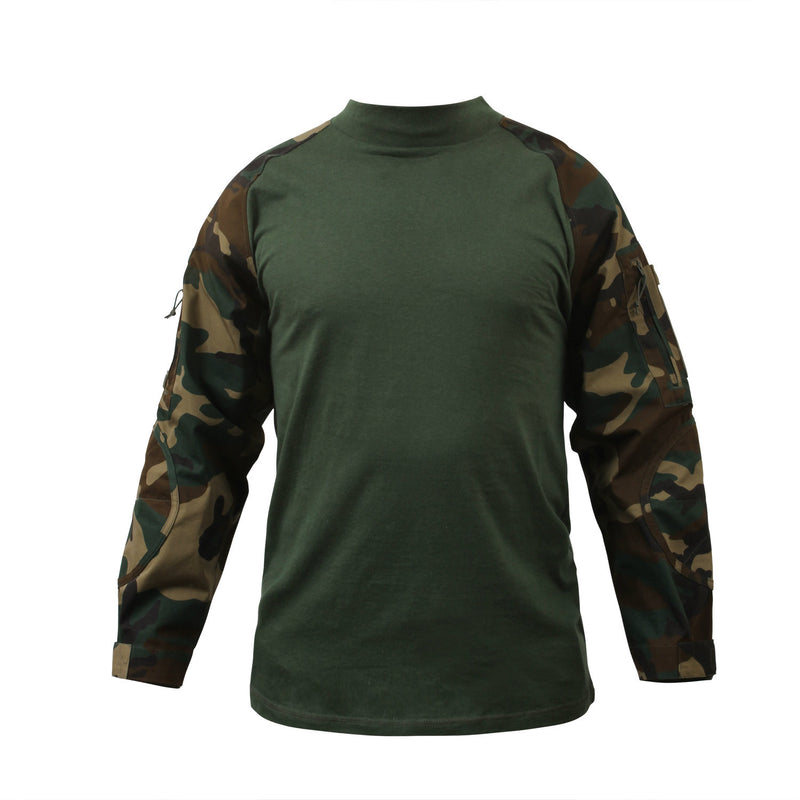 Woodland Camouflage Combat Shirt