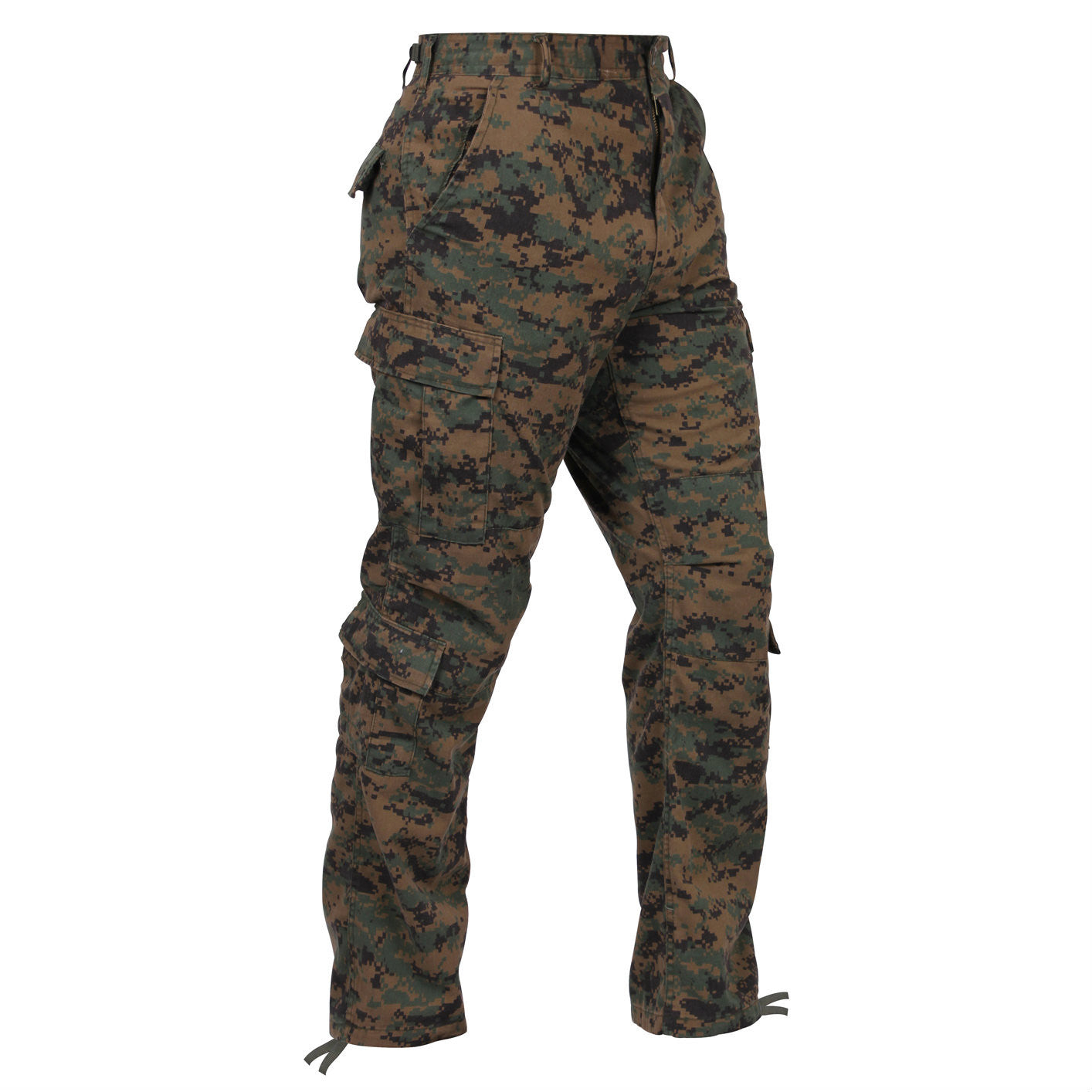 Vintage Paratrooper Fatigue Pants Woodland Digital Camouflage - Army ...