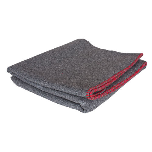 Grey 62x80 Military Wool Blanket for Emergency ,Camping & Everyday Use  (Grey)