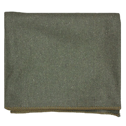 Wool Camp Blanket Olive Drab