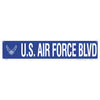 Air Force Blvd Metal Street Sign